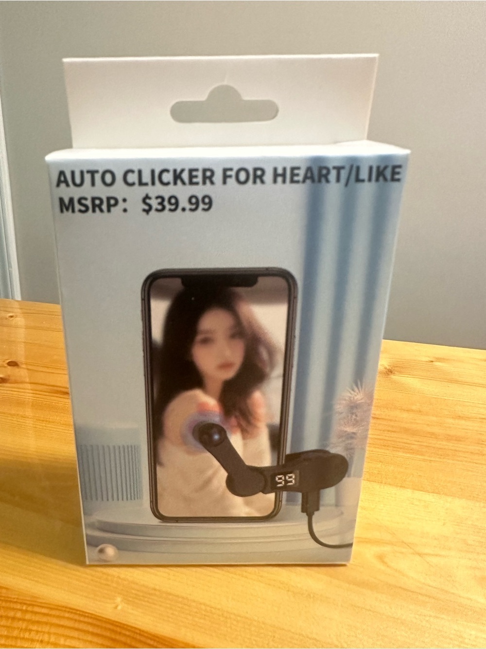 Auto Clicker for Heart/Like - Black